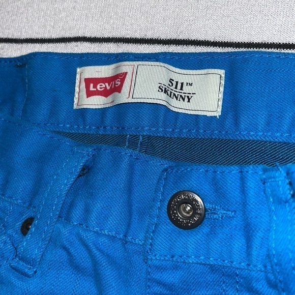 Levi’s 511 Skinny Denim Blue Jeans - Picture 6 of 14